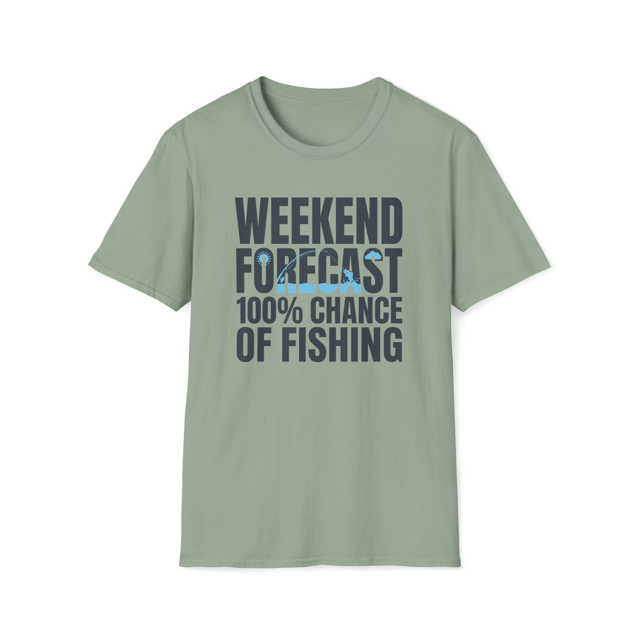 100% Chance of Fishing T-Shirt